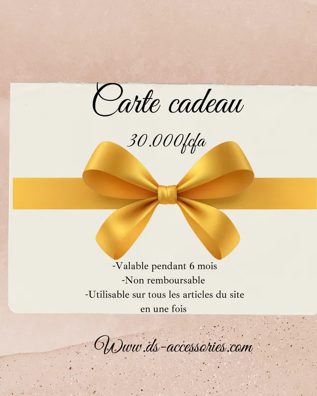 Carte cadeau 3